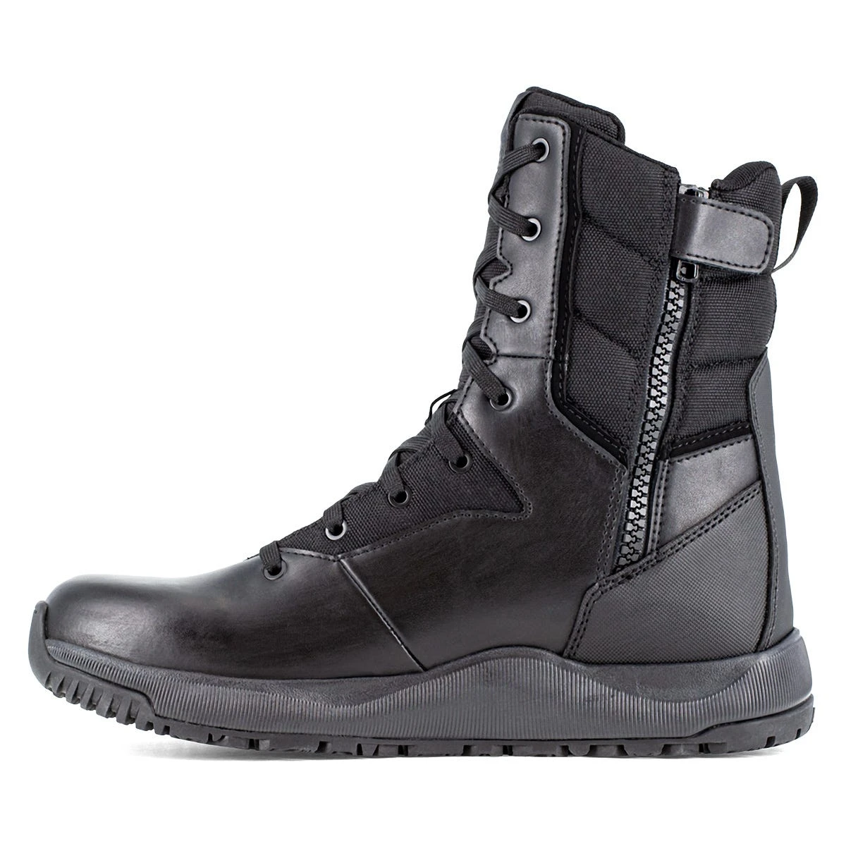 Volcom Boots: Men's VM30705 Black Soft Toe Street Shield Skate-Inspired 8" Tactical Side Zipper Boot 4 Volcom Boots: Men's VM30705 Black Soft Toe Street Shield Skate-Inspired 8" Tactical Side Zipper Boot - Image 4