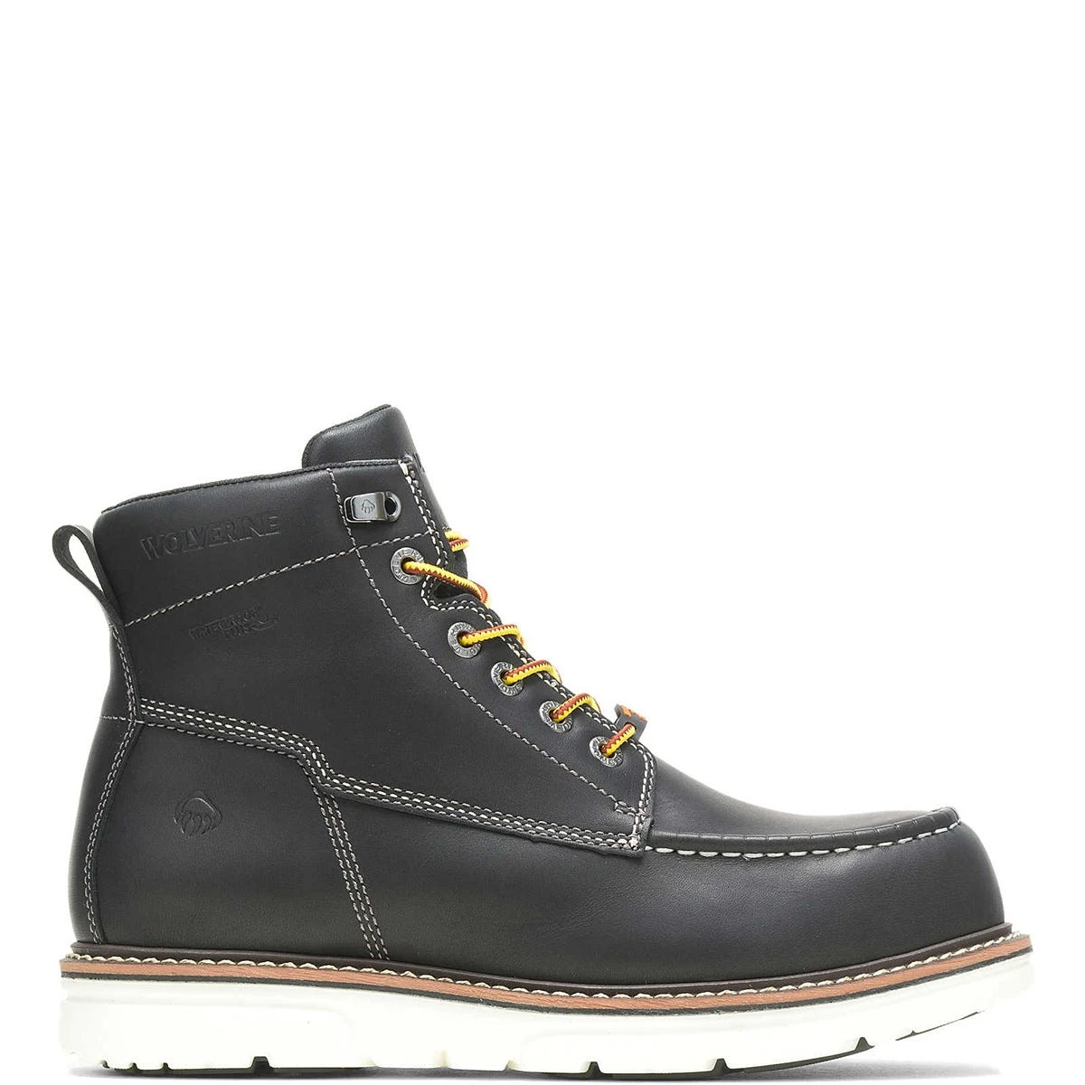 Wolverine Boots: Men's W200147 Black Soft Toe I-90 Durashocks 6" Work Boot 2 Wolverine Boots: Men's W200147 Black Soft Toe I-90 Durashocks 6" Work Boot - Image 2