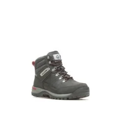 Wolverine Boots: Men's W231045 Black Steel Toe Chisel 2 Waterproof Hiker Work Boot