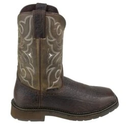 Justin Boots: Men's Cactus SE4313 Amarillo Steel Toe Stampede Work Boots -Boots Hub Shop wk4313 2