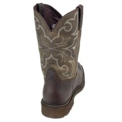 Justin Boots: Men's Cactus SE4313 Amarillo Steel Toe Stampede Work Boots -Boots Hub Shop wk4313 3
