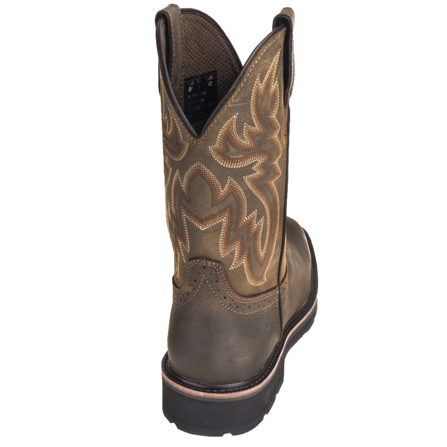 Wolverine Boots: Men's 10704 Dark Brown Rancher Slip Resistant Pull On Boots 2 Wolverine Boots: Men's 10704 Dark Brown Rancher Slip Resistant Pull On Boots - Image 2