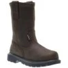 Wolverine Boots: Men's 10680 Floorhand Wellington Brown Steel Toe Waterproof Work Boot