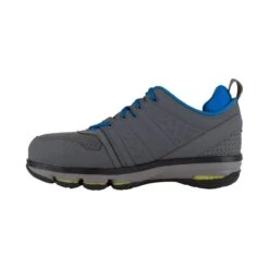 Reebok Shoes: RB3604 Grey Men's Alloy Toe ESD Blue DMX Flex Athletic Oxfords -Boots Hub Shop wsertdfyug