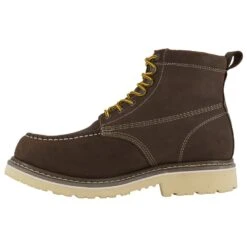 Iron Age Boots: Men's IA5064 Brown 6" Work Boot Soft Toe Work Boot 8 Iron Age Boots: Men's IA5064 Brown 6" Work Boot Soft Toe Work Boot -Boots Hub Shop x4